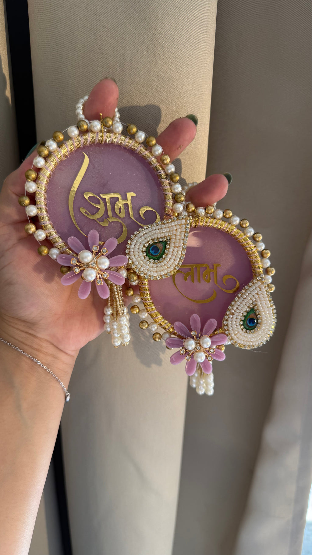Pearl ring shubh labh
