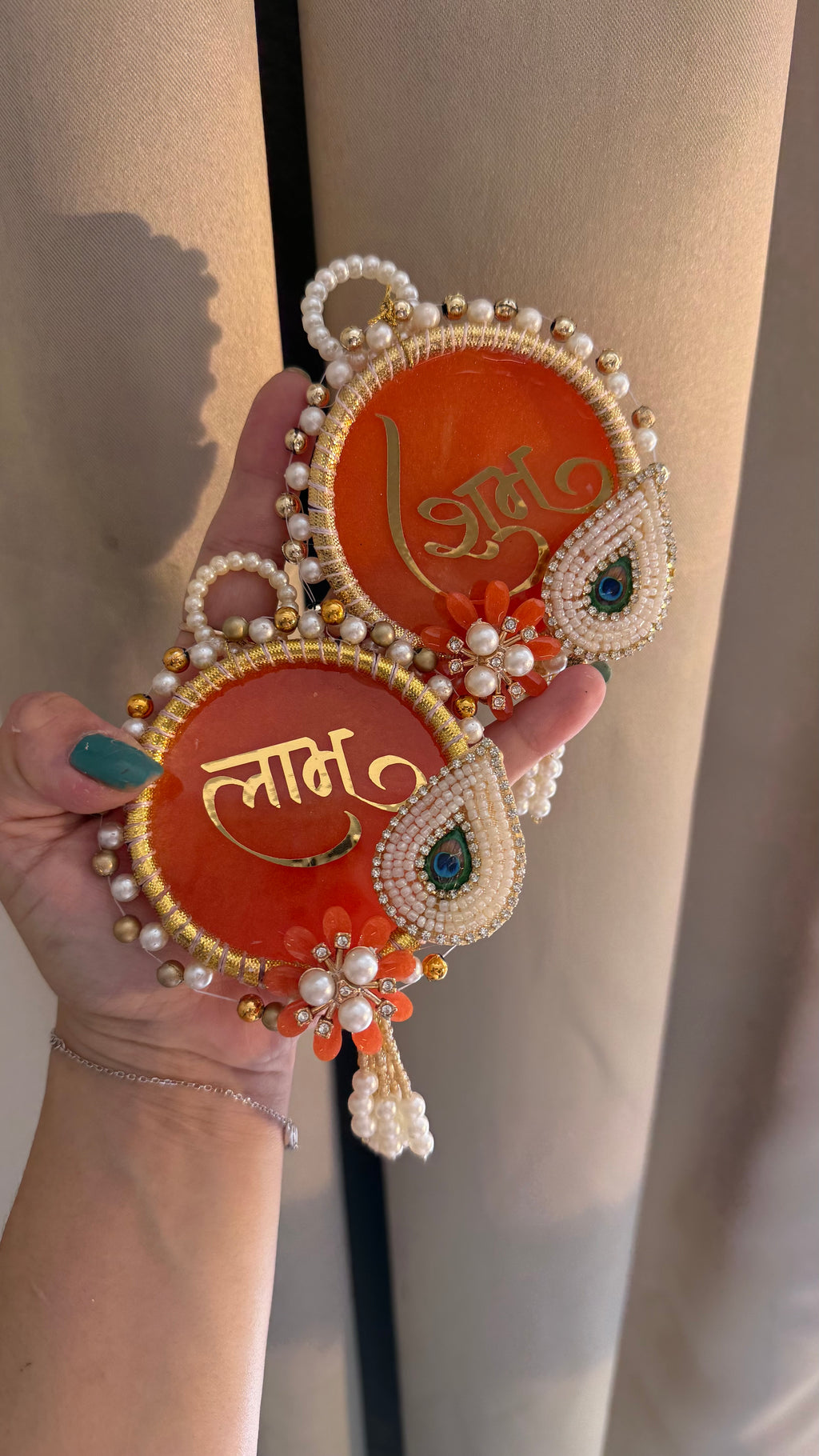 Pearl ring shubh labh
