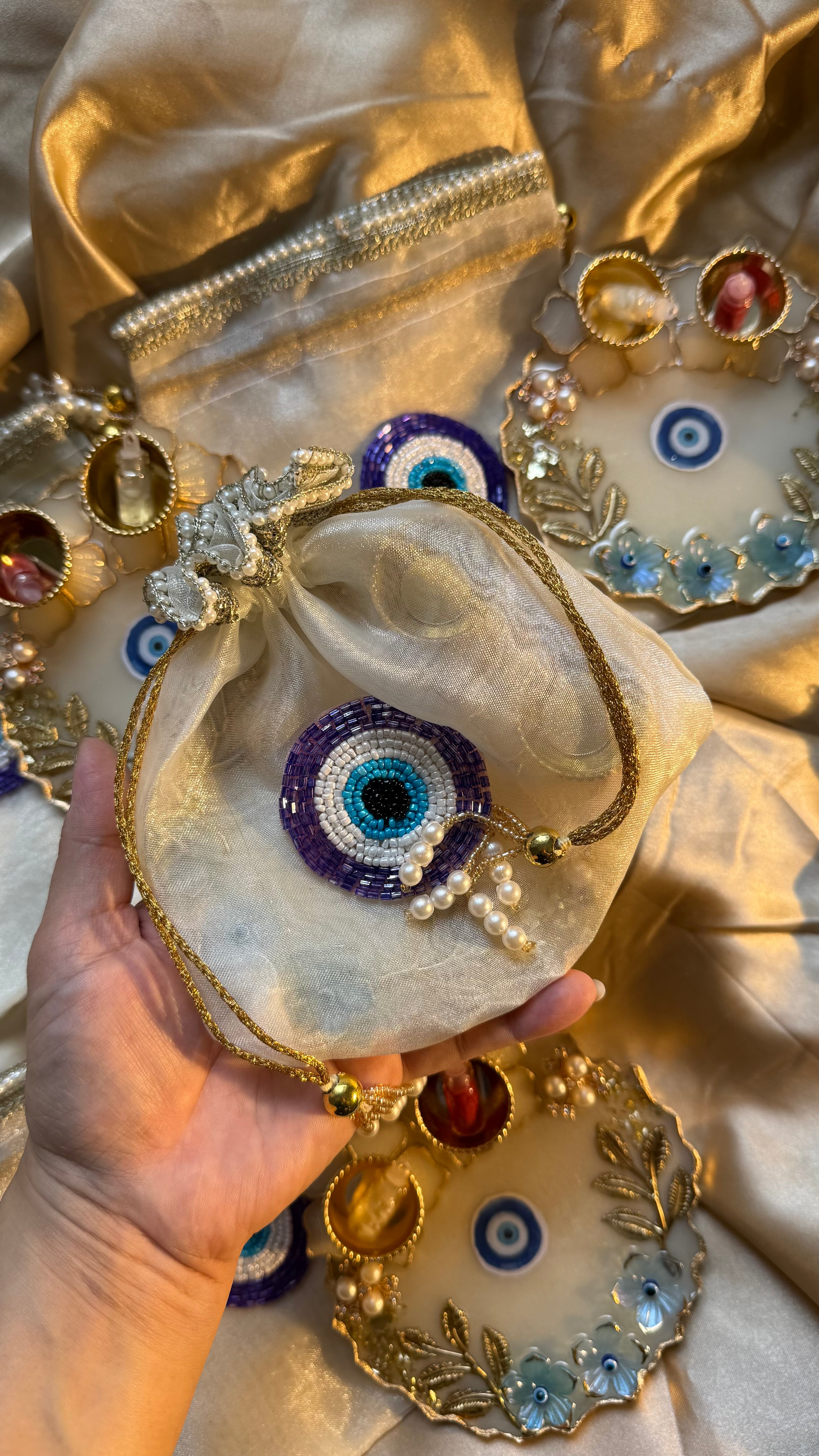 Evil eye potli