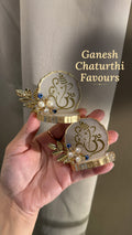 Evil eye ivory ganpati