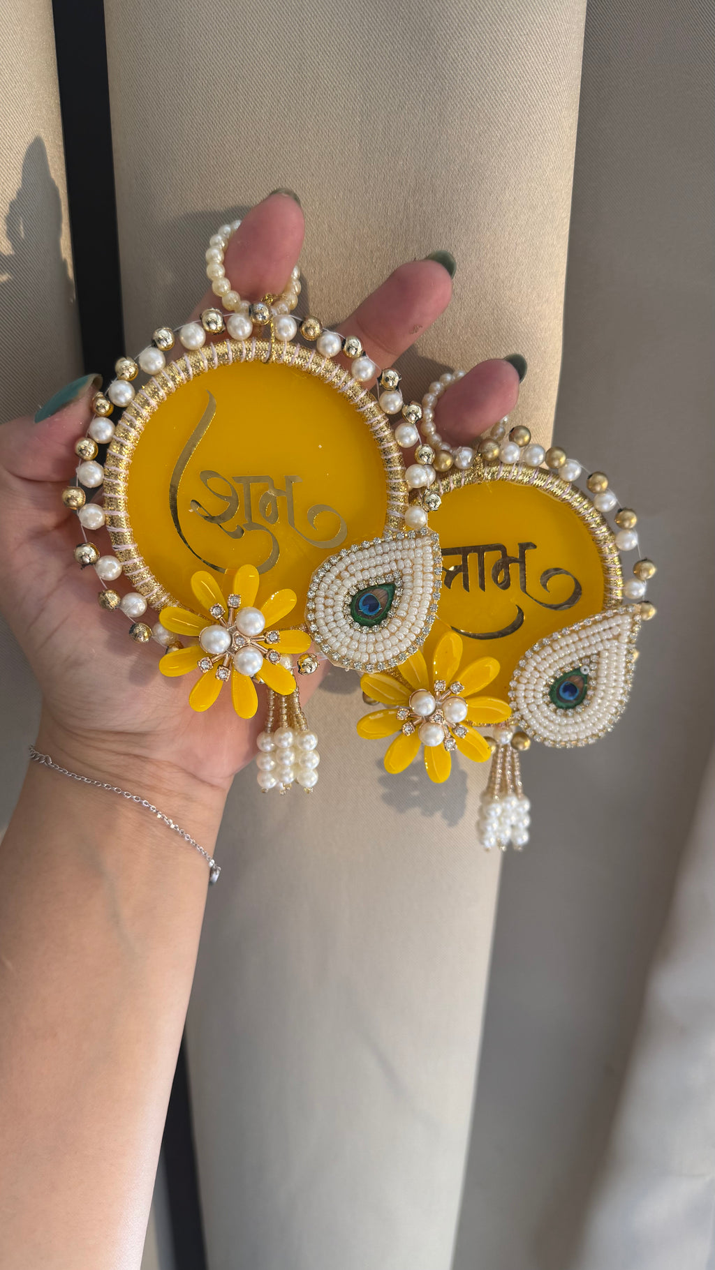 Pearl ring shubh labh