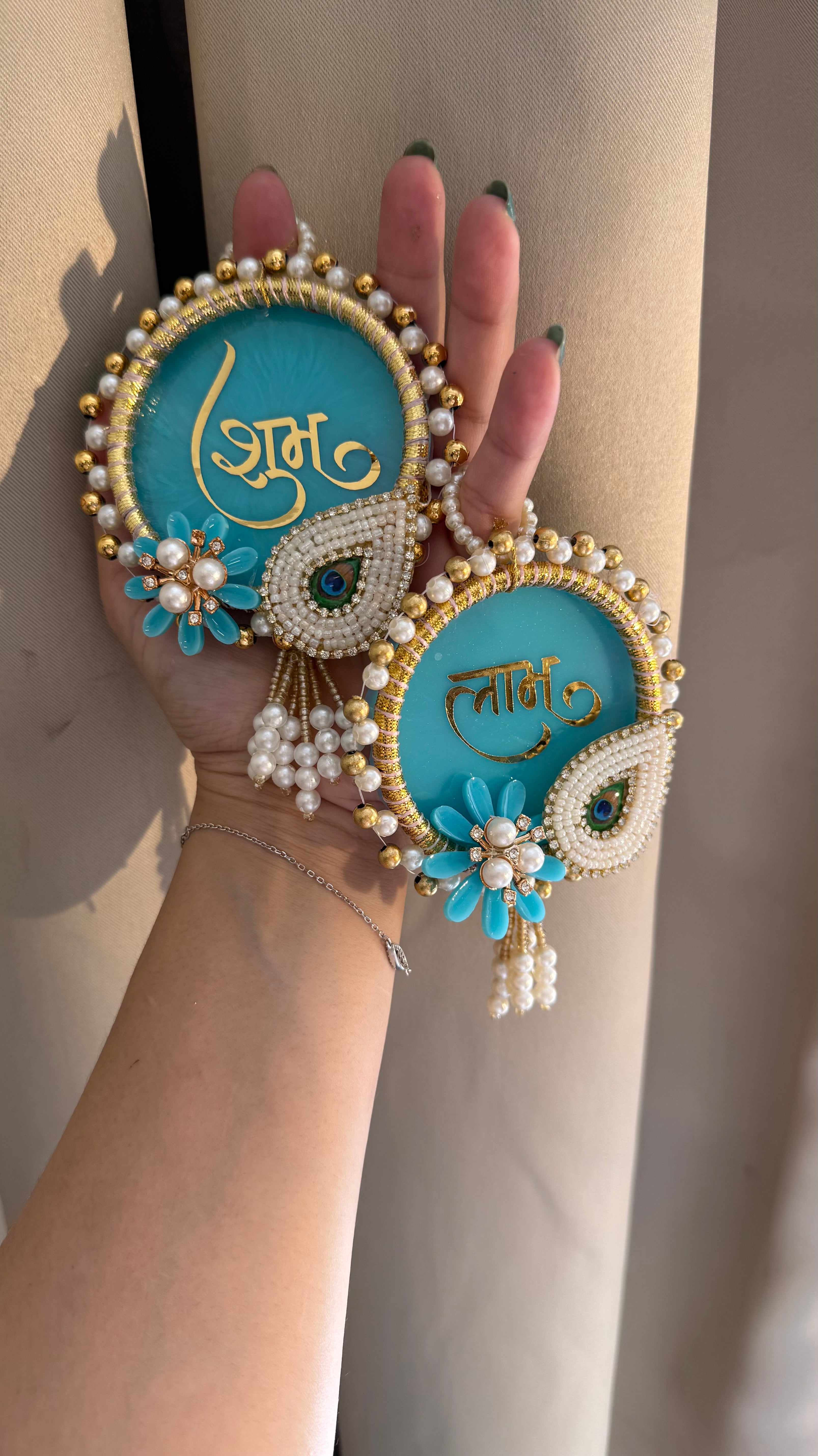 Pearl ring shubh labh