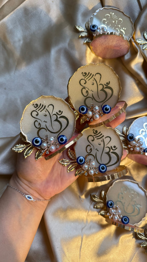 3 inches evil eye ganpati